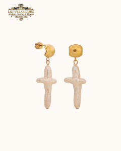 Colette Cross Earrings by L&J Velasquez Jewelry Designs & Repairs LLC