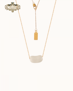 Bean Necklace - Milk by L&J Velasquez Jewelry Designs & Repairs LLC
