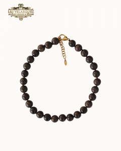 Mello Stone Necklace- Chocolate by L&J Velasquez Jewelry Designs & Repairs LLC