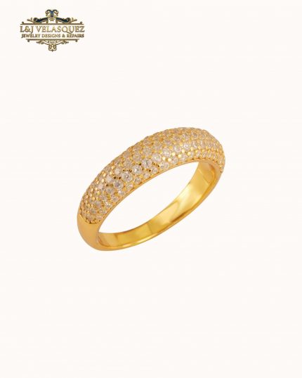 Tate Pavé Pinky Ring by L&J Velasquez Jewelry Designs & Repairs LLC