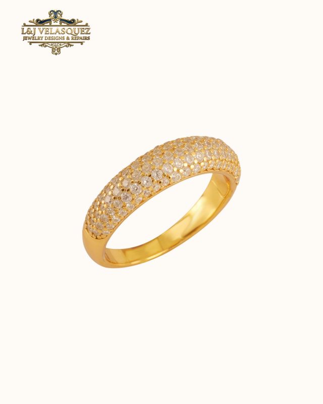 Tate Pavé Pinky Ring by L&J Velasquez Jewelry Designs & Repairs LLC