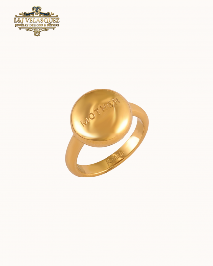 MOTHER Pinky Ring by L&J Velasquez Jewelry Designs & Repairs LLC