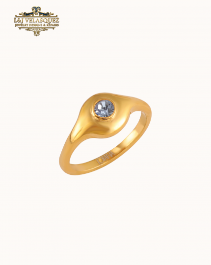 Stone Pinky Ring by L&J Velasquez Jewelry Designs & Repairs LLC