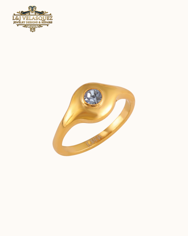 Stone Pinky Ring by L&J Velasquez Jewelry Designs & Repairs LLC