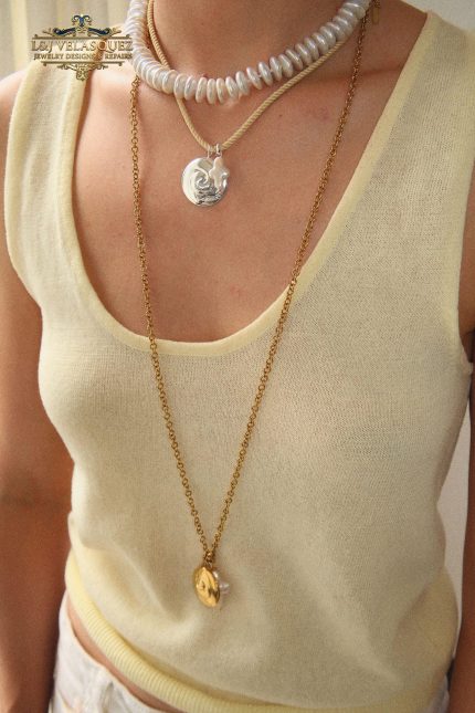 Long Rolo Chain product image 2 by L&J Velasquez Jewelry Designs & Repairs LLC