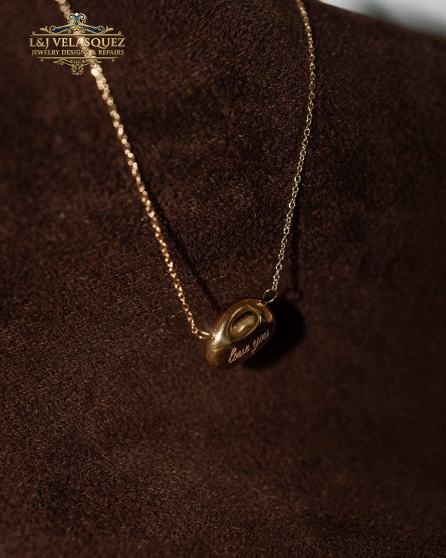 I love You Bean Necklace product image 2 by L&J Velasquez Jewelry Designs & Repairs LLC
