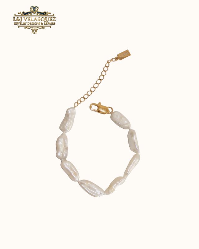 Biwa Pearl Bracelet by L&J Velasquez Jewelry Designs & Repairs LLC