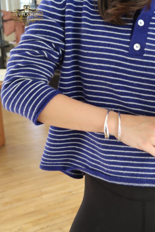 Curved Cuff Bracelet product image 2 by L&J Velasquez Jewelry Designs & Repairs LLC